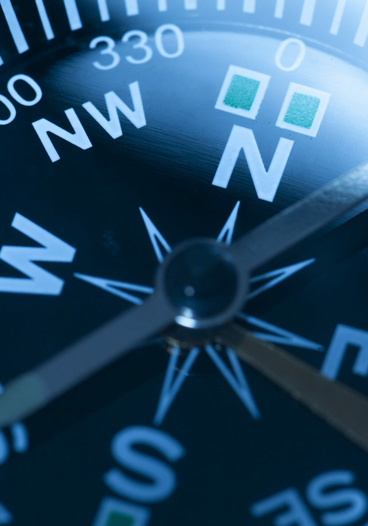 compass close-up